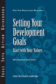 portada Setting Your Development Goals: Start with Your Values (en Inglés)