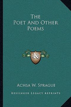 portada the poet and other poems (en Inglés)