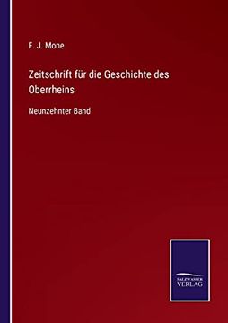 portada Zeitschrift fur die Geschichte des Oberrheins (en Alemán)