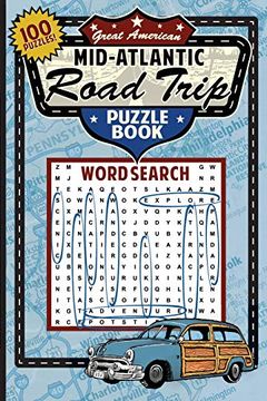 portada Great American Midatlantic Road Trip Puzzle Book (Great American Puzzle Books) (in English)