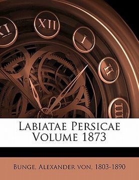 portada Labiatae Persicae Volume 1873