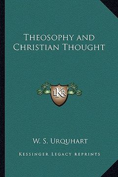 portada theosophy and christian thought (en Inglés)