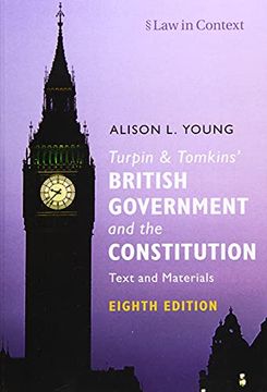 portada Turpin and Tomkins' British Government and the Constitution: Text and Materials (en Inglés)