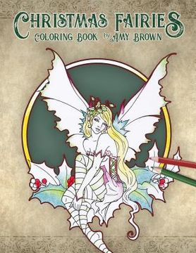 portada Christmas Fairies Coloring Book (en Inglés)