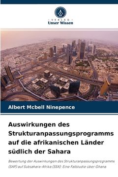 portada Auswirkungen des Strukturanpassungsprogramms auf die afrikanischen Länder südlich der Sahara (in German)