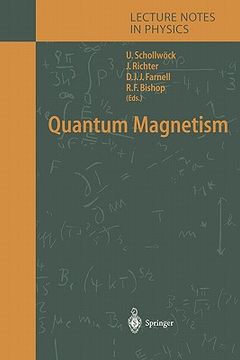 portada quantum magnetism (en Inglés)