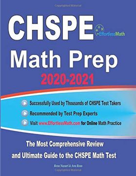 portada Chspe Math Prep 2020-2021: The Most Comprehensive Review and Ultimate Guide to the Chspe Math Test (in English)