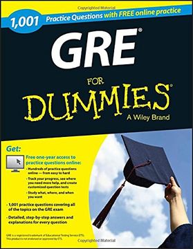 portada 1,001 GRE Practice Questions for Dummies [With Free Online Practice]