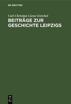 portada Beiträge zur Geschichte Leipzigs (en Alemán)