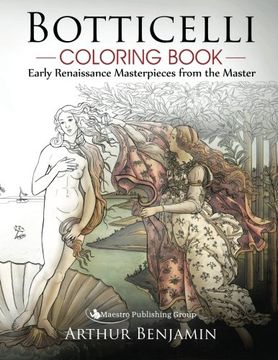 portada Botticelli Coloring Book: Early Renaissance Masterpieces From the Master (en Inglés)