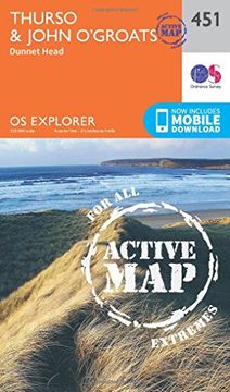 portada Thurso and John O'Groats 1 : 25 000 (OS Explorer Active Map)