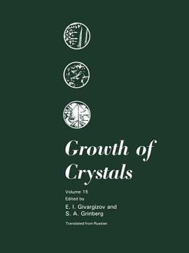 portada Growth of Crystals (en Inglés)