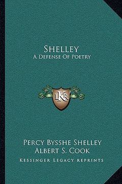 portada shelley: a defense of poetry