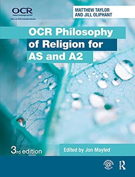 portada Ocr Philosophy of Religion for as and a2 (in English)