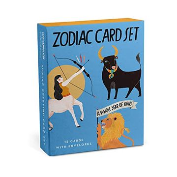 portada Em & Friends Zodiac Cards, box of 12 Assorted (en Inglés)