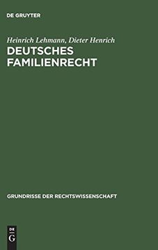 portada Deutsches Familienrecht (en Alemán)