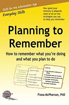 portada Planning to Remember: How to Remember What You're Doing and What you Plan to do (en Inglés)