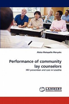 portada performance of community lay counselors