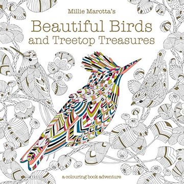 portada Millie Marotta's Beautiful Birds and Treetop Treasures (en Inglés)