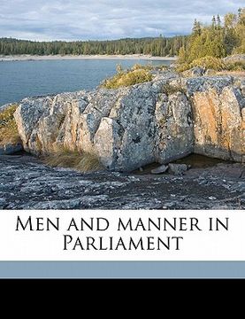 portada men and manner in parliament (en Inglés)