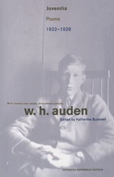 portada Juvenilia: Poems 1922-1928 (W. H. Auden: Critical Editions) (in English)