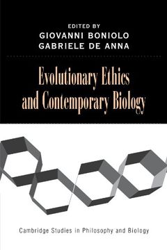 portada Evolutionary Ethics and Contemporary Biology Paperback (Cambridge Studies in Philosophy and Biology) (in English)