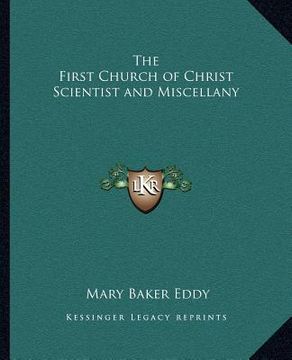 portada the first church of christ scientist and miscellany (in English)
