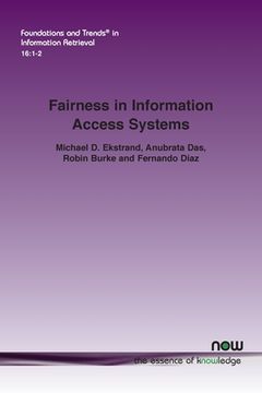 portada Fairness in Information Access Systems (en Inglés)