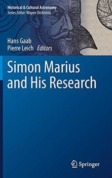portada Simon Marius and his Research (Historical & Cultural Astronomy) 