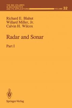 portada radar and sonar: part i (en Inglés)