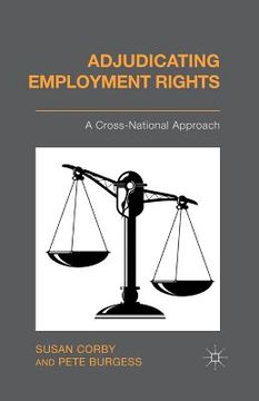 portada Adjudicating Employment Rights: A Cross-National Approach (en Inglés)