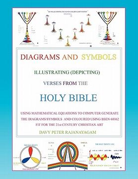 portada diagrams and symbols illustrating (depicting) verses from the holy bible using mathematical equation to computer generate the diagrams/symbols and col (in English)
