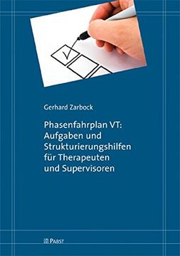 portada Phasenfahrplan vt: Aufgaben und Strukturierungshilfen für Therapeuten und Supervisoren (in German)
