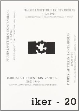portada Piarres Lafitteren Ekintzabideak (1920-1944) (Iker) 
