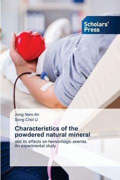portada Characteristics of the powdered natural mineral