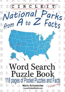 portada Circle It, National Parks from A to Z Facts, Pocket Size, Word Search, Puzzle Book (in English)