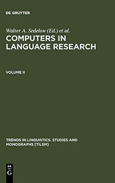 portada Computers in Language Research 2 (Trends in Linguistics. Studies and Monographs [Tilsm]) (en Inglés)