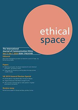 portada Ethical Space Vol. 17 Issue 1 (en Inglés)