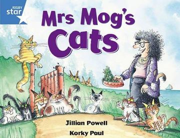portada Rigby Star Guided 1 Blue Level: Mrs Mog's Cats Pupil Book (single) (en Inglés)