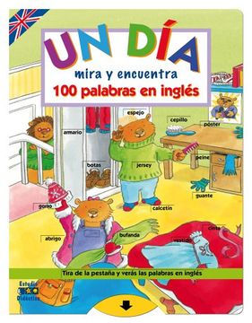 portada Un día 100 palabras en inglés (Mira y encuentra) (in Spanish)