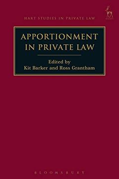 portada Apportionment in Private law (Hart Studies in Private Law) 