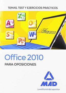 portada Office 2010 Para Oposiciones. Temas, Test y Ejercicios Prácticos
