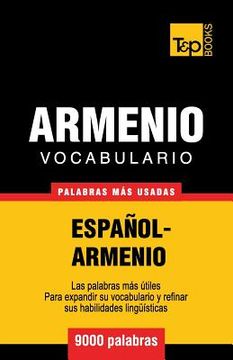 portada Vocabulario español-armenio - 9000 palabras más usadas (in Spanish)