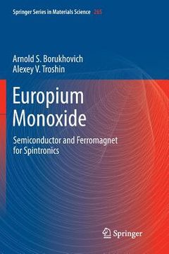 portada Europium Monoxide: Semiconductor and Ferromagnet for Spintronics (in English)