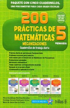 portada 200 Practicas de Matematicas 5, Primaria: Mecanizaciones