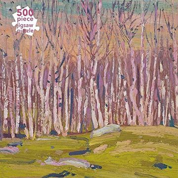 portada Adult Jigsaw Puzzle Tom Thomson: Silver Birches (500 Pieces): 500-Piece Jigsaw Puzzles (in English)