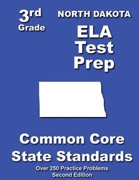 portada North Dakota 3rd Grade ELA Test Prep: Common Core Learning Standards