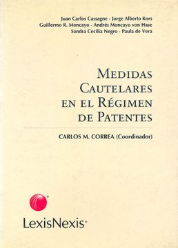 portada Medidas Cautelares En El Regimen De Patentes