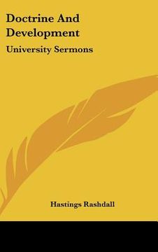 portada doctrine and development: university sermons
