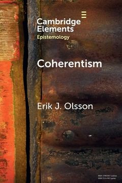 portada Coherentism (Elements in Epistemology) (in English)